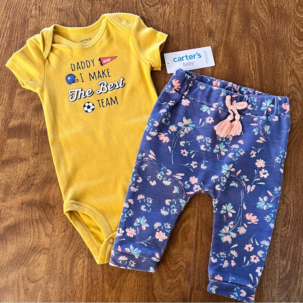 Bundle Children Baby Girls Outfit set Top & Pants kids Size 3/6 Months New